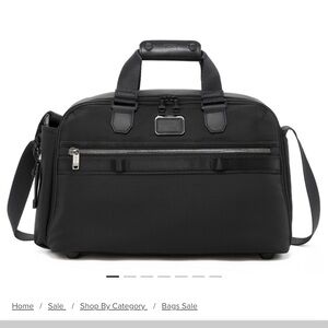 TUMI Alpha Bravo Black Fleet Day Duffel-NWOT